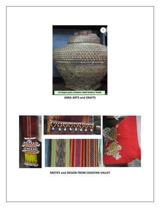 Different arts and craft of luzon