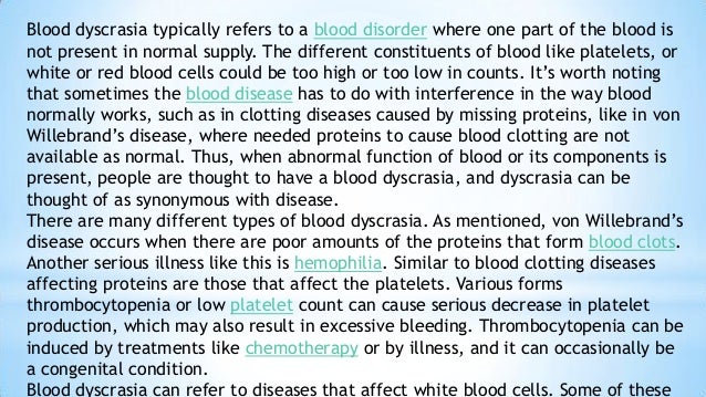 Different Blood Tests Given For Bleeding Disorders Or Blood Dyscrasia