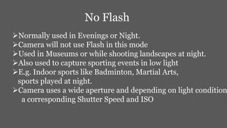 Camera Modes explained | PPTX