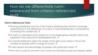 Normal Vs Reference DIFFERENT CLASSIFICATIONS OF ASSESSMENT.pptx