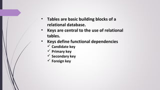 Three Key Model Database Different data models | PPT