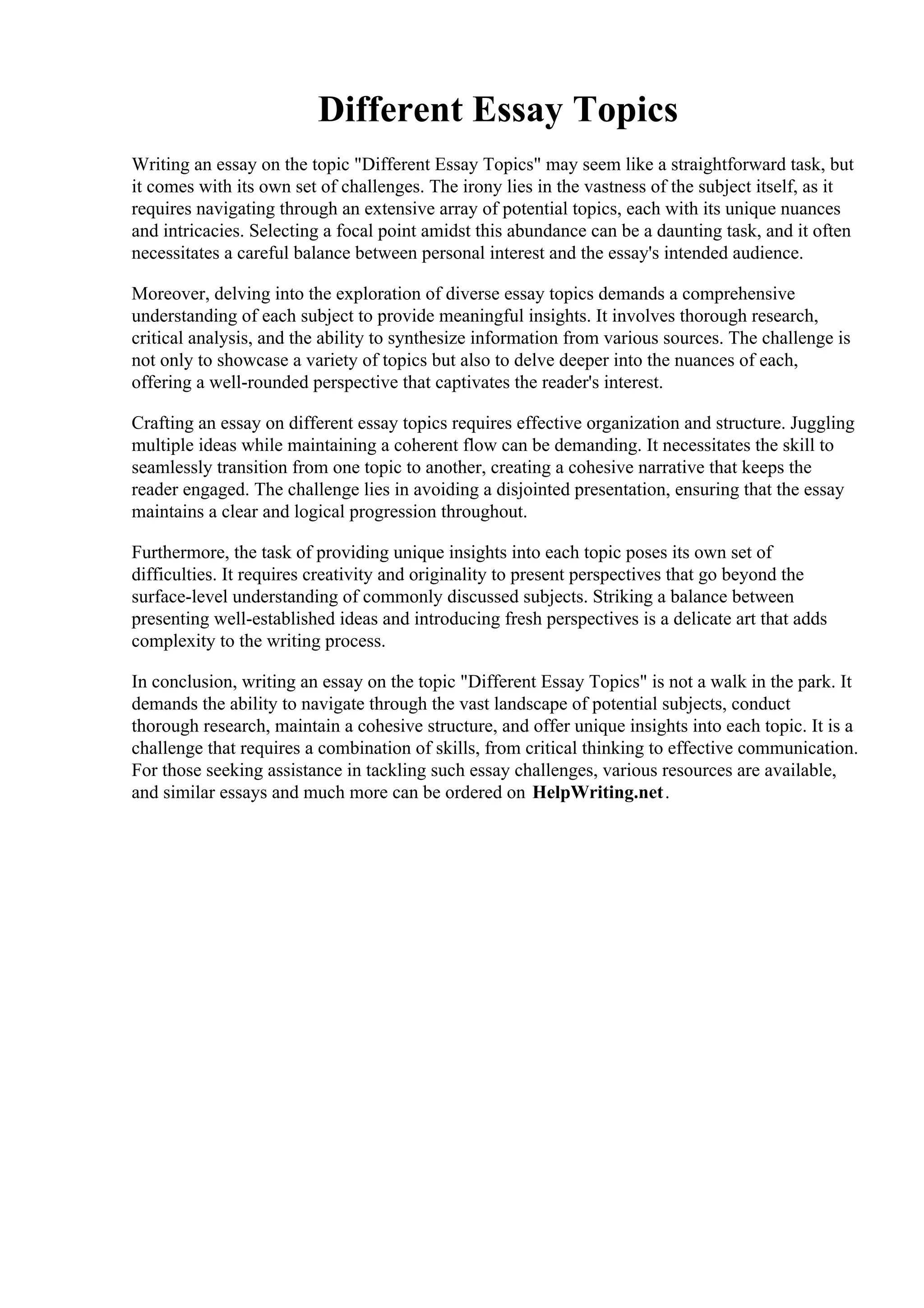 different-essay-topics-pdf