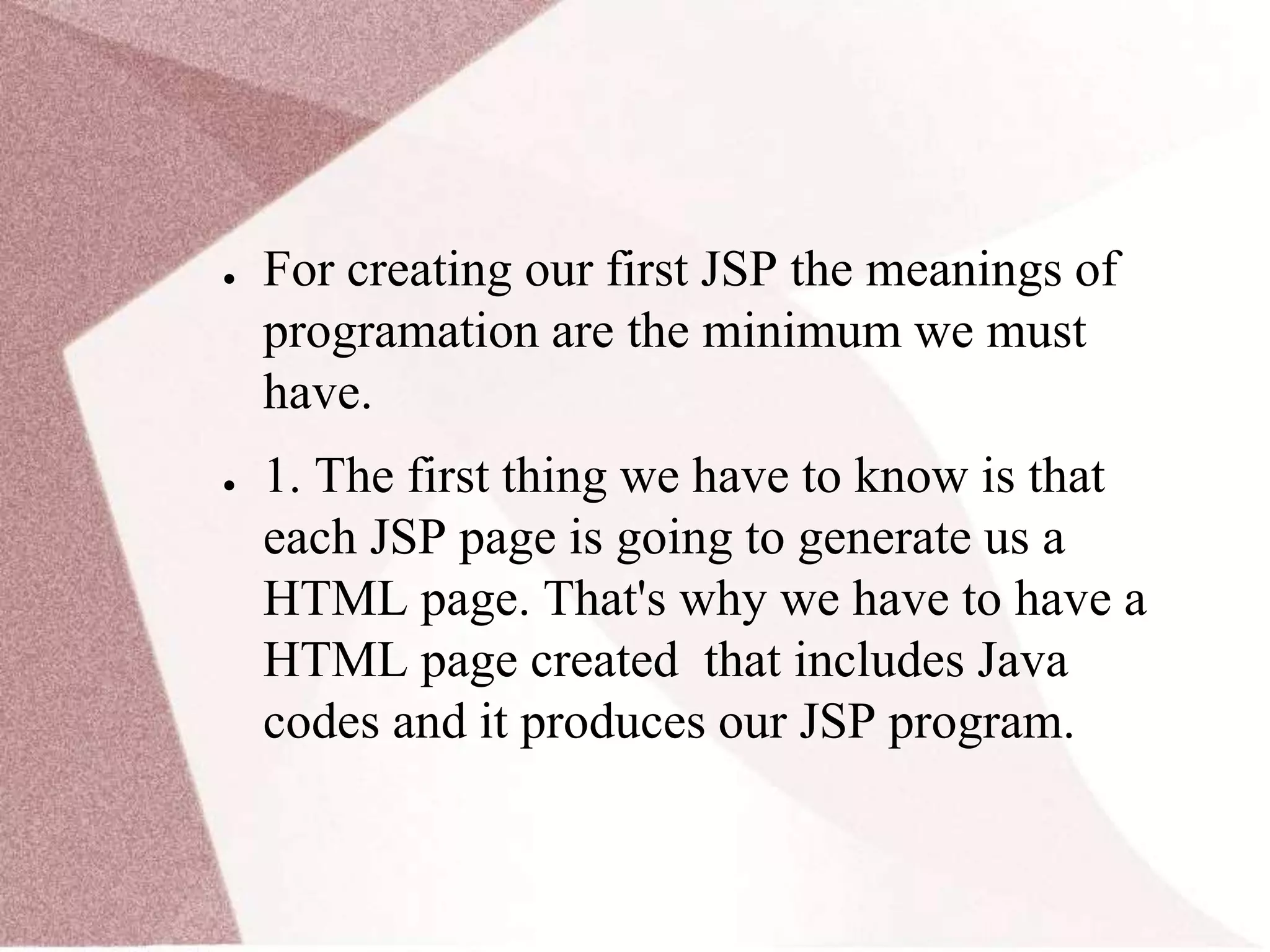 Different examples of jsp codes | PPT