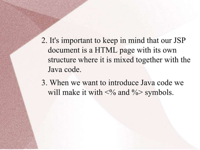 Different examples of jsp codes | PPT