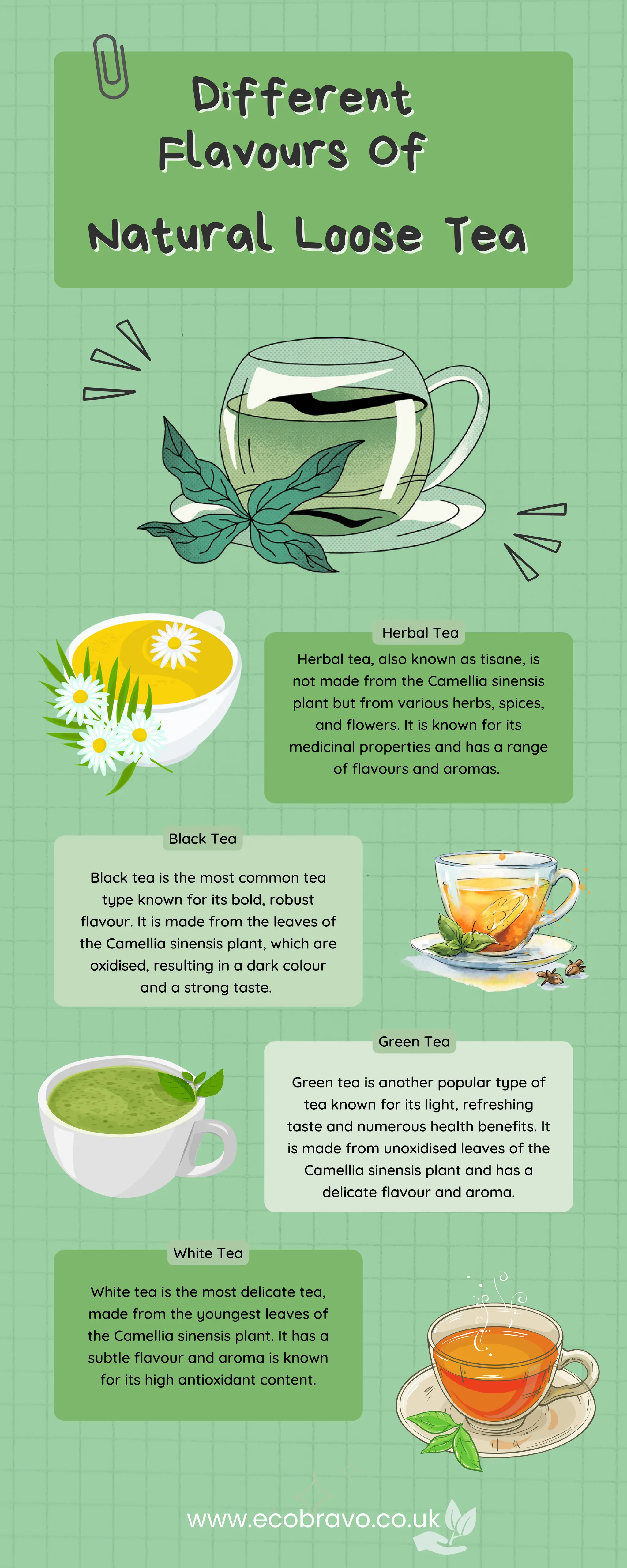 Different Flavours Of Natural Loose Tea | PDF