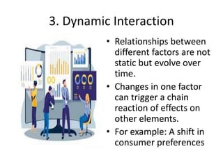 Different forces of business environment are interrelated to each other ...