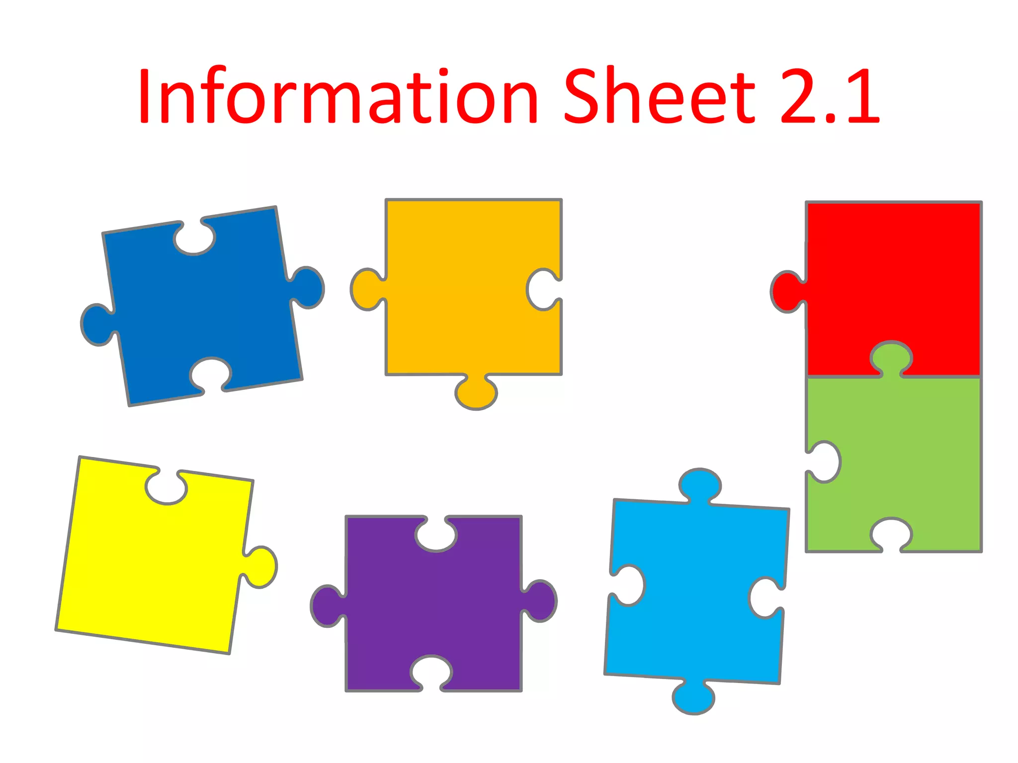 Information Sheet 2.1