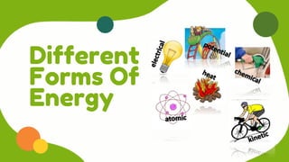 Different
Forms Of
Energy
 