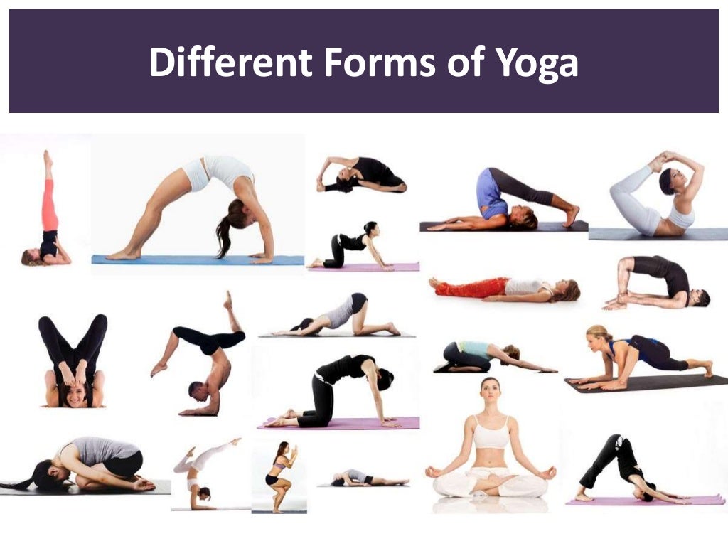 Different forms of yoga