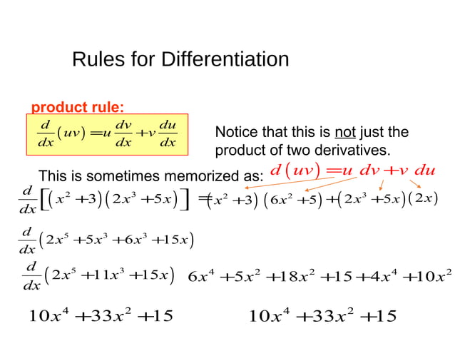 Differential calculus | PPT | Physics | Science