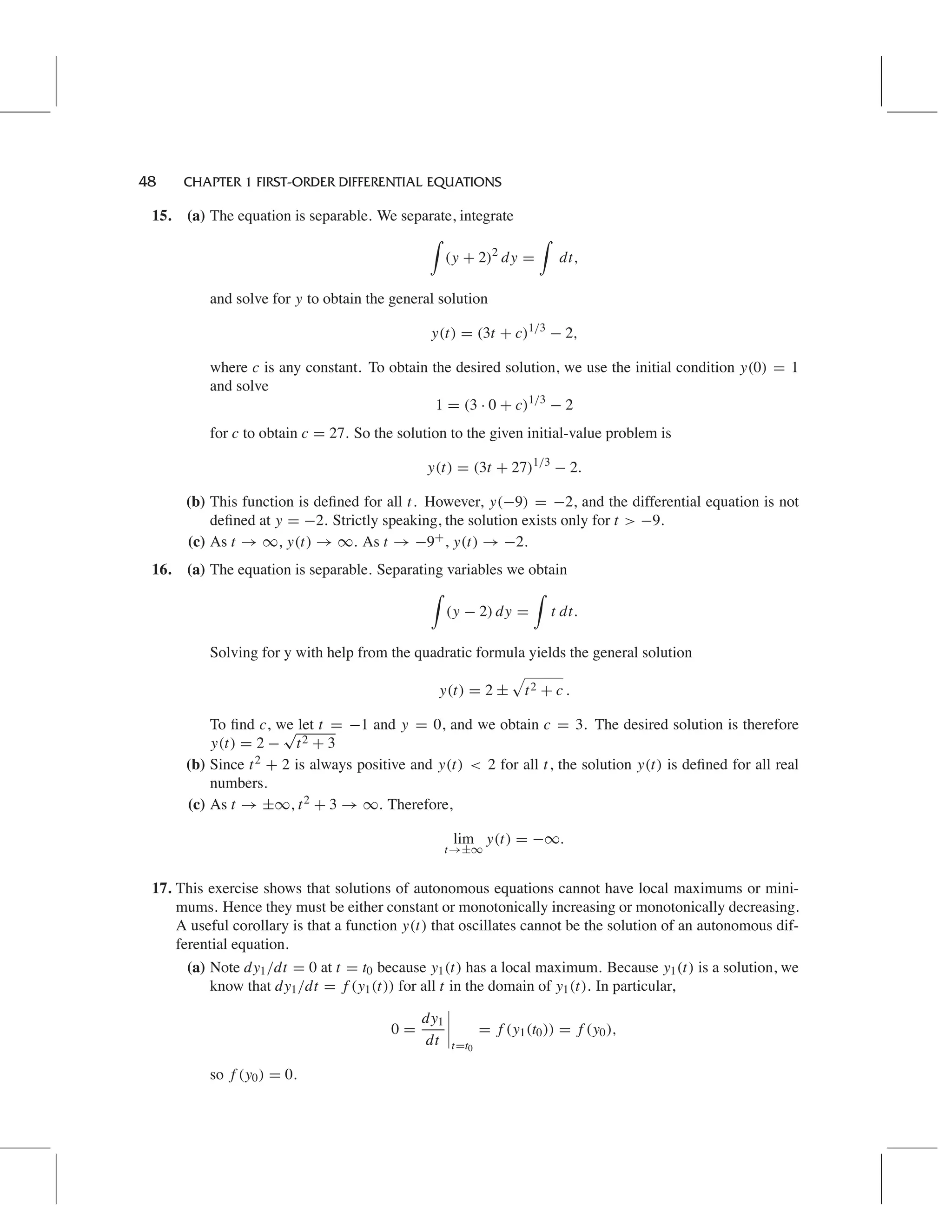Differential Equations 4th Edition Blanchard Solutions Manual | PDF