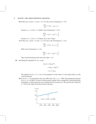 Differential Equations 4th Edition Blanchard Solutions Manual | PDF