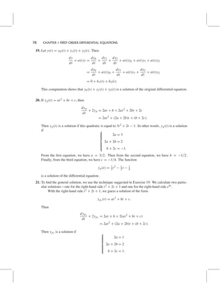 Differential Equations 4th Edition Blanchard Solutions Manual | PDF
