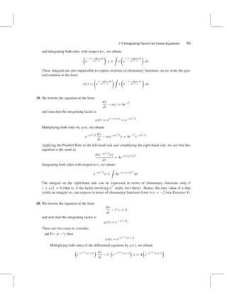 Differential Equations 4th Edition Blanchard Solutions Manual | PDF