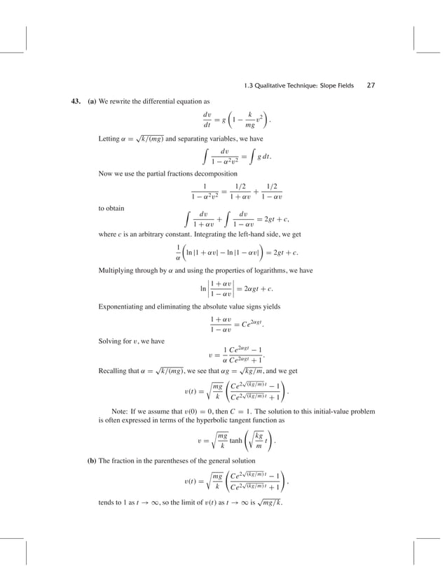 Differential Equations 4th Edition Blanchard Solutions Manual