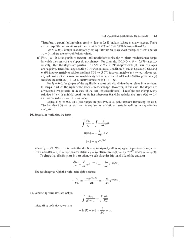 Differential Equations 4th Edition Blanchard Solutions Manual