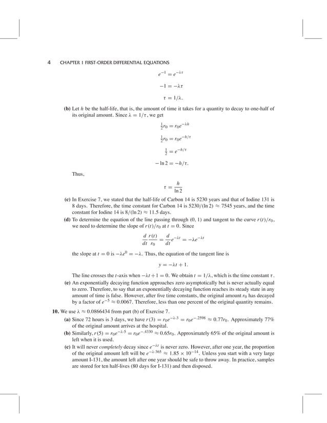 Differential Equations 4th Edition Blanchard Solutions Manual