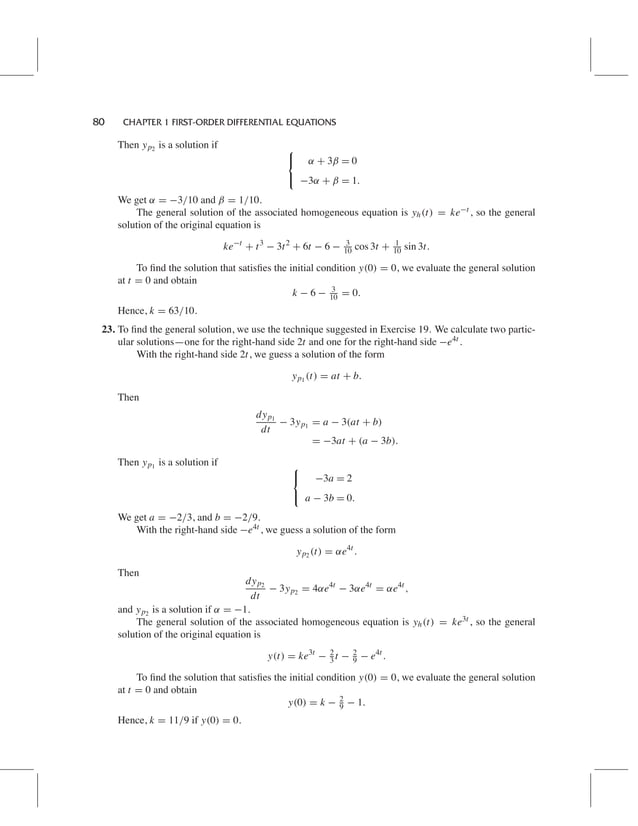 Differential Equations 4th Edition Blanchard Solutions Manual