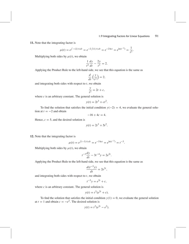 Differential Equations 4th Edition Blanchard Solutions Manual