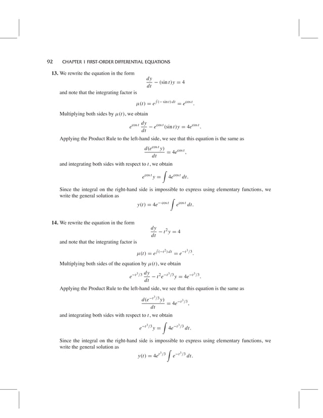Differential Equations 4th Edition Blanchard Solutions Manual