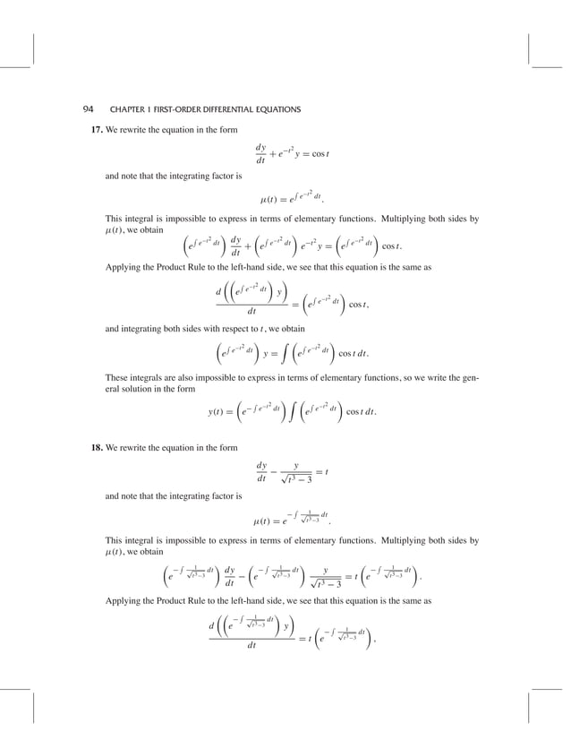 Differential Equations 4th Edition Blanchard Solutions Manual