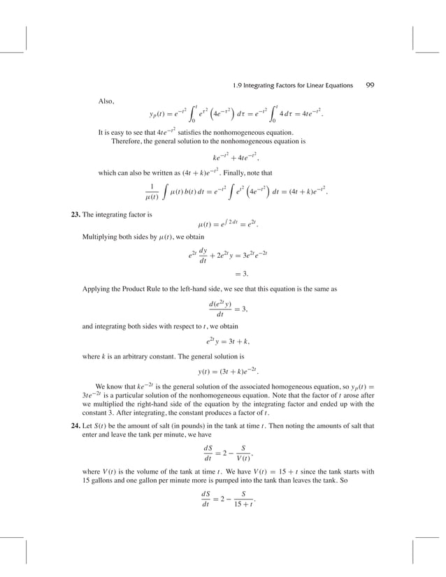 Differential Equations 4th Edition Blanchard Solutions Manual