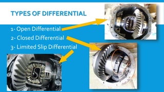 Differential Gear train | PPTX