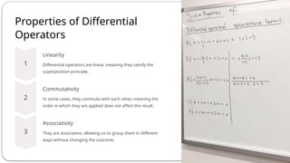 Comprehensive Introduction to Differential Operators and Their ...