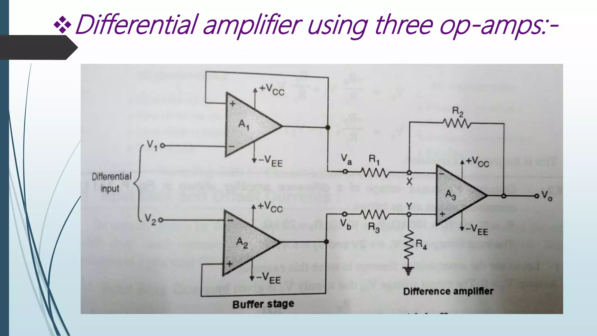 Differential amplifier | PPTX