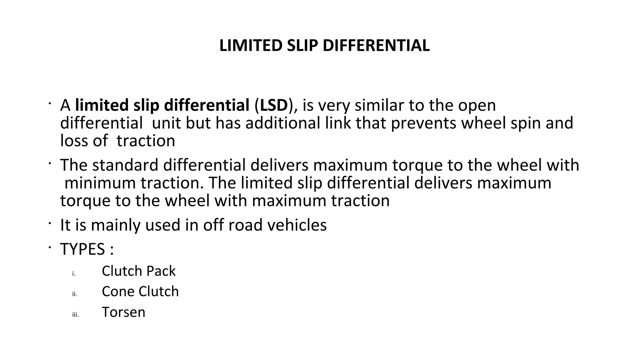 Automotive Differential Unit | PPT
