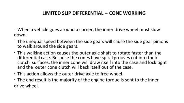 Automotive Differential Unit | PPT