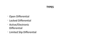 Automotive Differential Unit | PPT