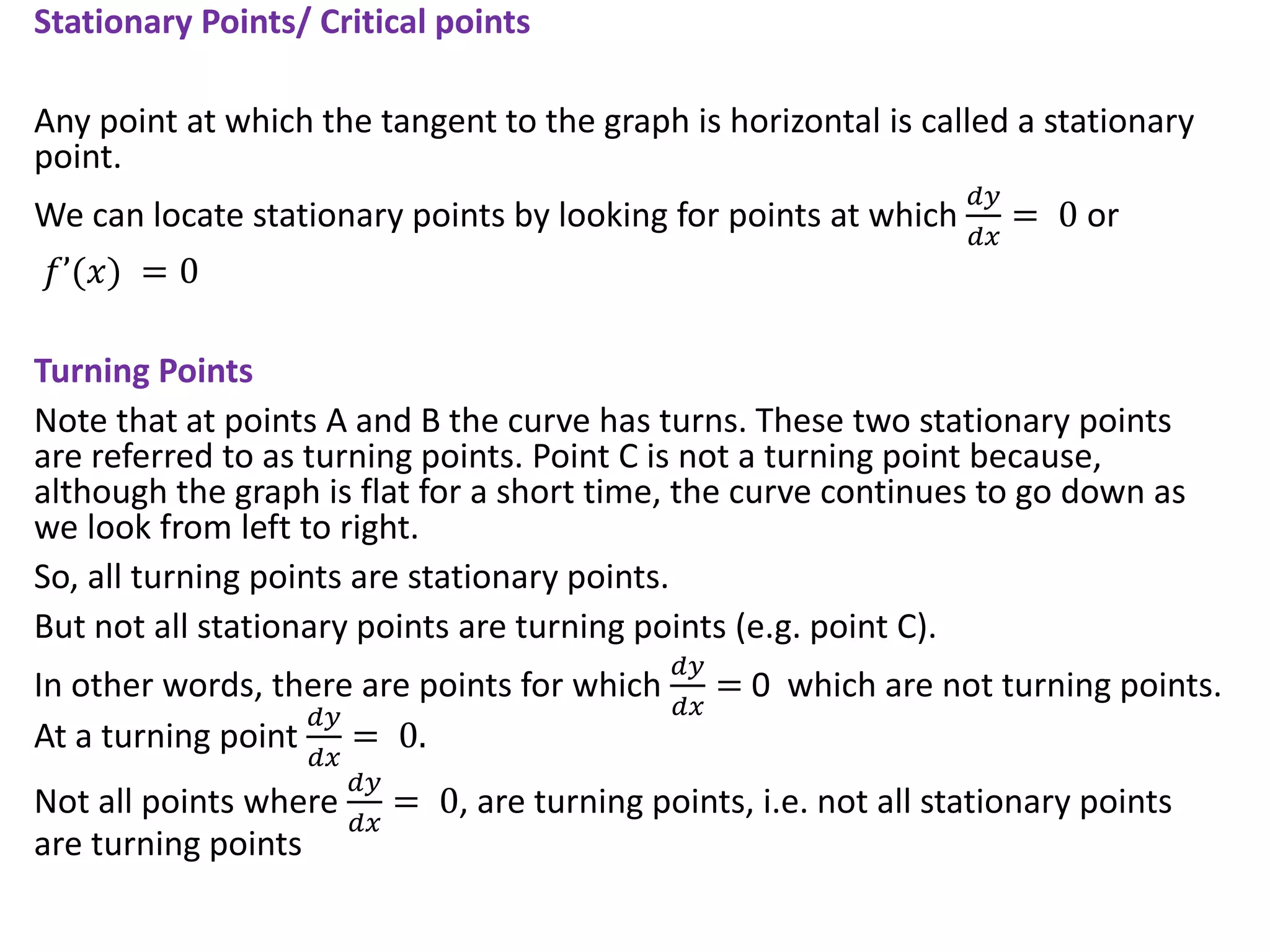Differential calculus maxima minima | PPTX