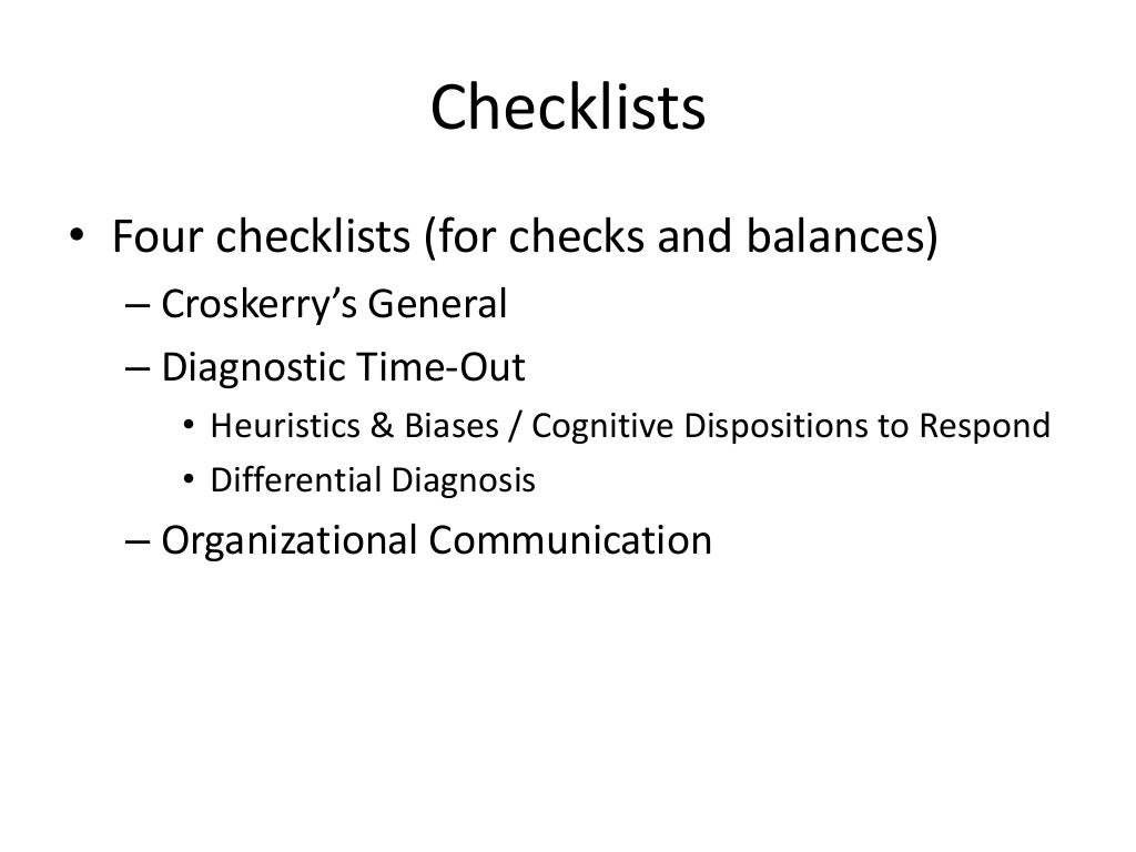 Differential diagnosis