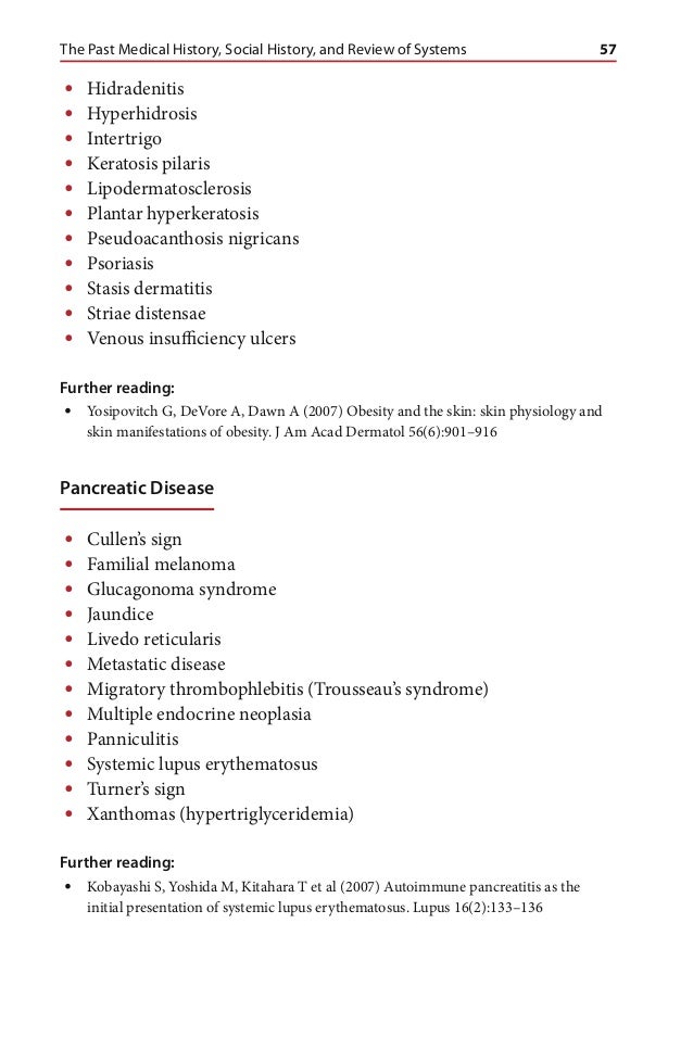 Differential diagnosis for the dermatologist