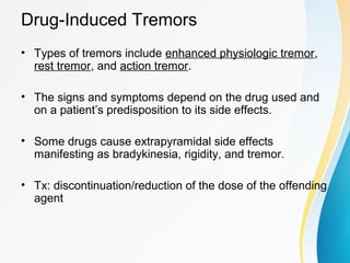 gabapentin cause tremors