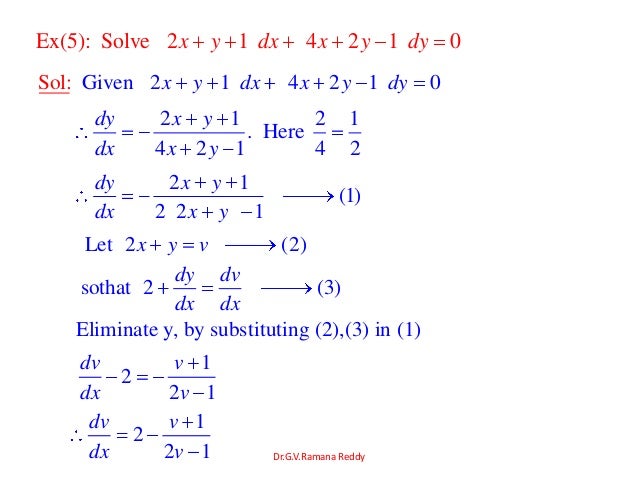 Differential Equations Differential Equations