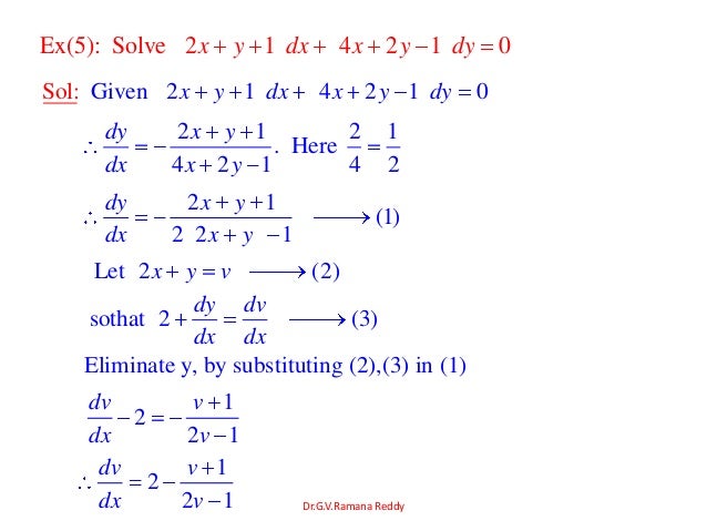 Differential Equations