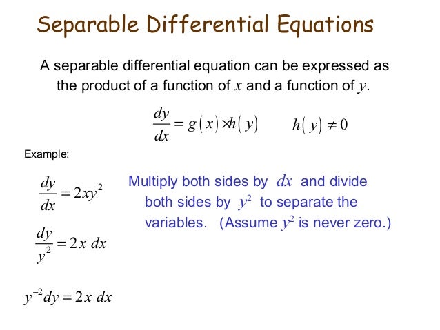 Differential Equations