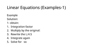 Differential Equations_ Chapter 02_First Order DE.pptx