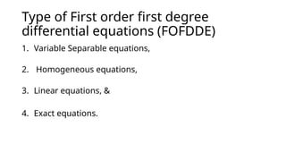 Differential Equations_ Chapter 02_First Order DE.pptx