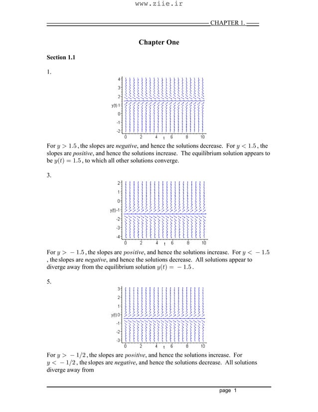 differential equations Boyce & Diprima Solution manual PDF