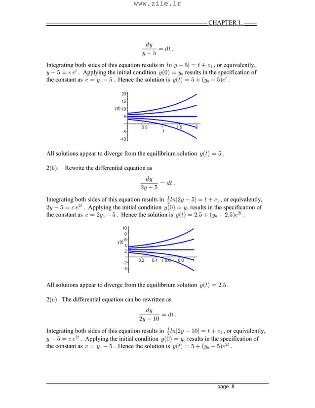 differential equations Boyce & Diprima Solution manual