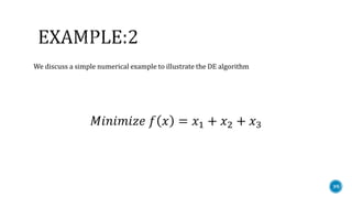Differential evolution | PDF