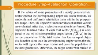 Differential evolution optimization technique | PDF