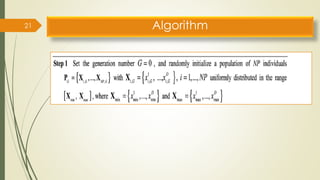 Differential evolution optimization technique | PDF