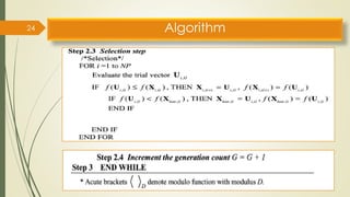 Differential evolution optimization technique | PDF