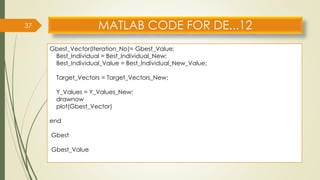 Differential evolution optimization technique | PDF