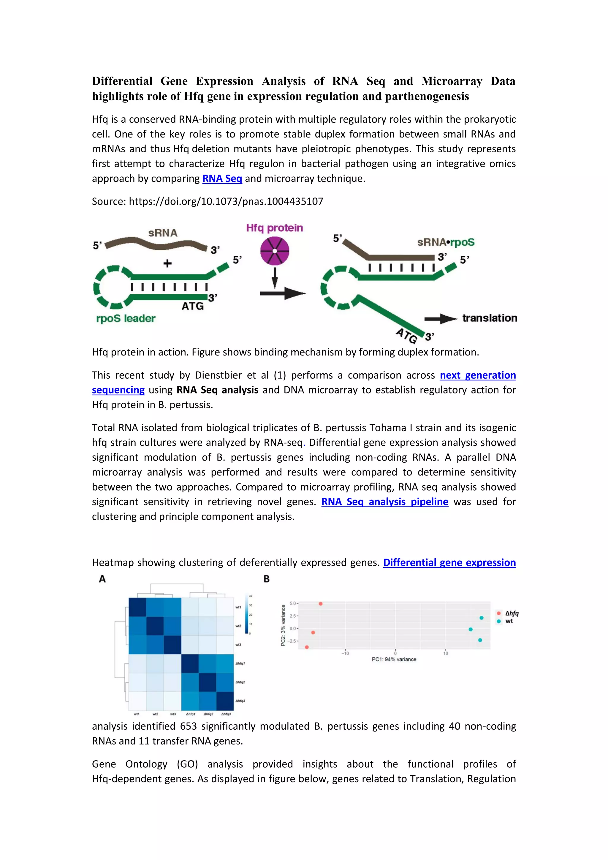 Differential Gene Expression Analysis of RNA Seq and Microarray Data ...