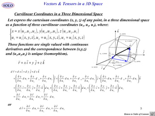 Differential geometry three dimensional space | PPT